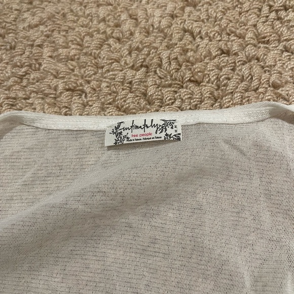 White Sheer Top - Free People - Picture 2 of 2